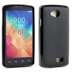 LG F60 Soft TPU Gel Case (Black)